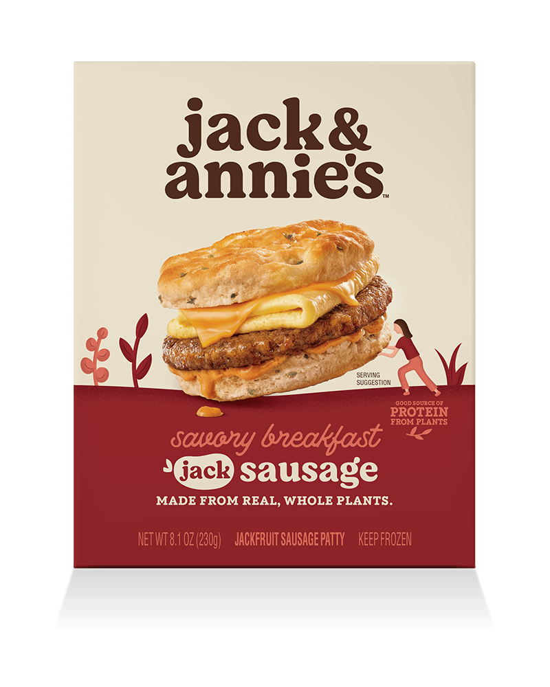 Breakfast Sausage, jack & annies savory breakfast sausage is our 3rd pick for best vegan sausage