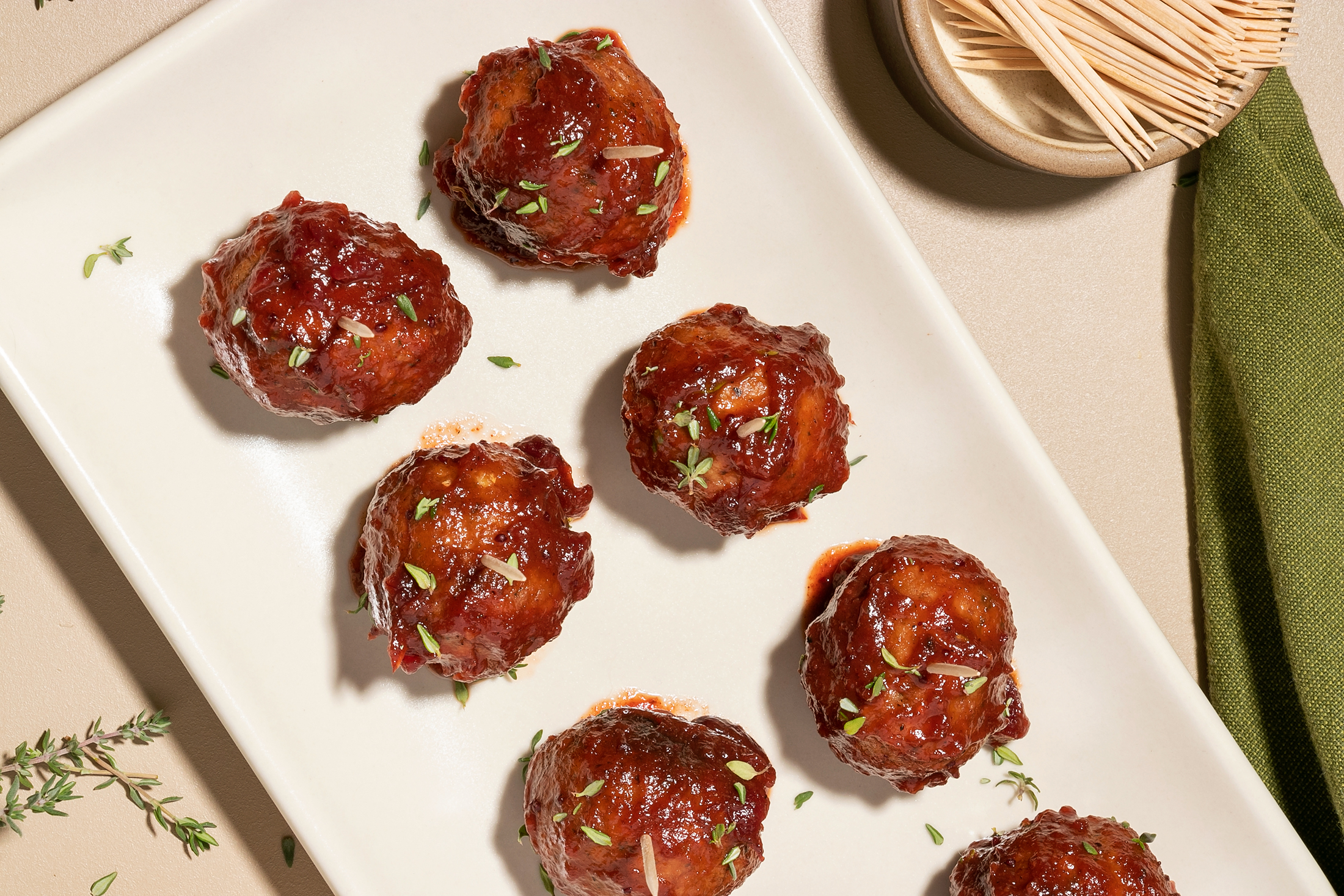 vegetarian cranberry meatballs