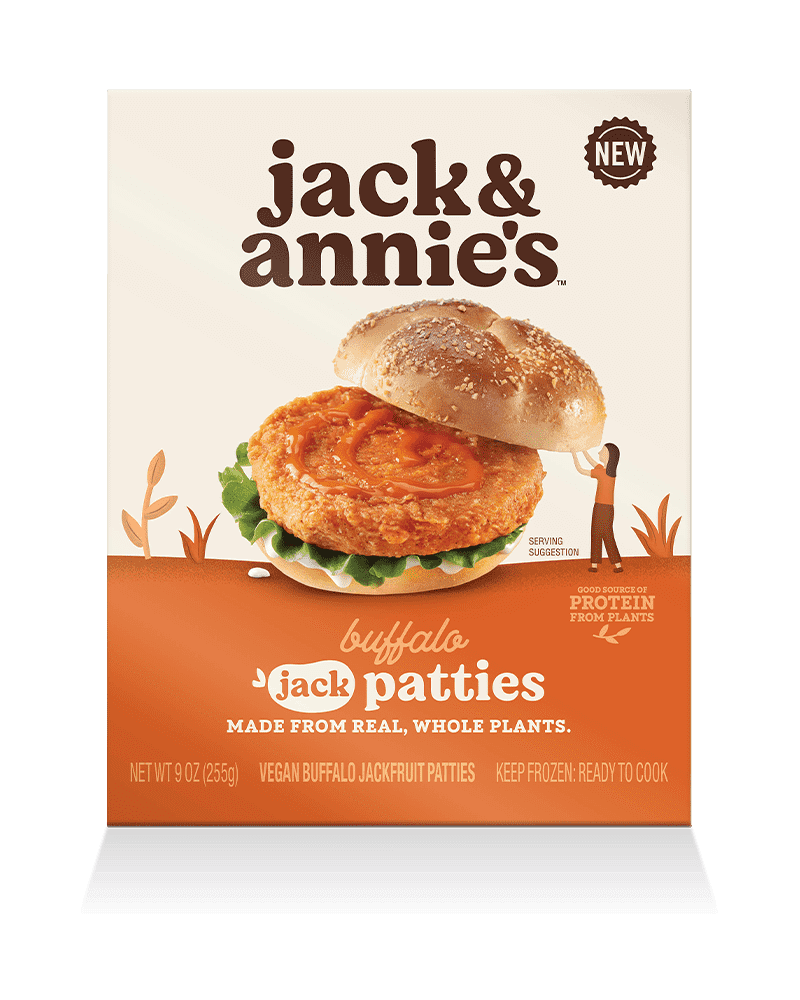 Jack & Annie's Buffalo Jack Patties packaging